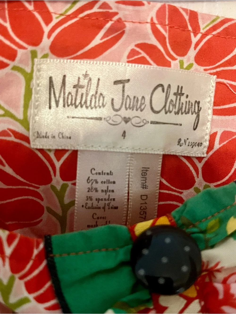 Matilda Jane Yellow Strawberry Multi-Color Tiered Sundress